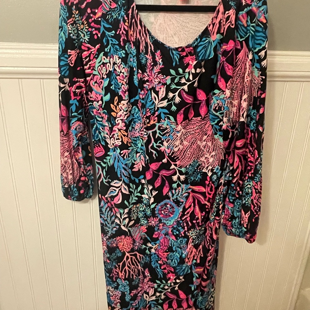 Floral Print Women's Dress - Multicolor